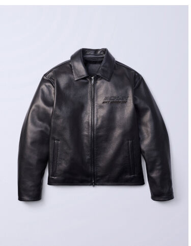 Jung Kook for Calvin Klein Leather Racer Jacket 